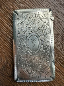 Antique Vintage Solid Silver 950 Hallmarked Match Box London - Picture 1 of 9