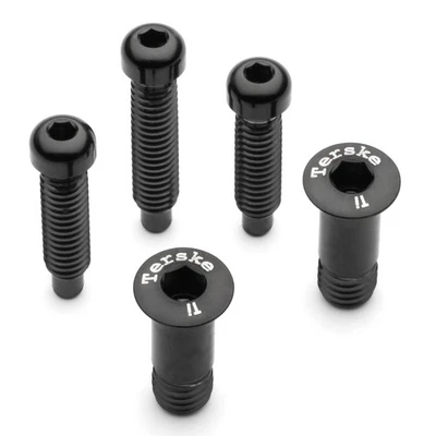 Kit de pernos de arco de titanio Terske negro para desviadores traseros Shimano XTR/XT/SLX Foto 1 de 4