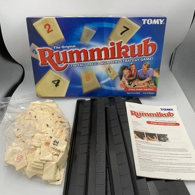 Rummikub Board Game Tomy Games 1995 Damaged Box - Image 1 of 4