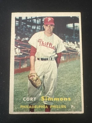 1957 Topps #158 Curt Simmons - Image 1 of 2