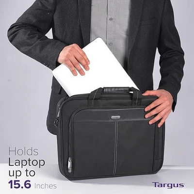 Targus Negro 15 - 16" Bolsa para Computadora Portátil Clásica Delgada Carga Superior Foto 1 de 4