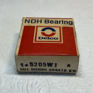 Cuscinetto a sfera Delco NDH 5205W1 954418 nuovo mai aperto - Foto 1 di 6
