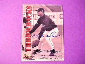 2001 Royal Rookies #28 Michael Napoli Baseball Card Autographed Angels M514 - Picture 1 of 3