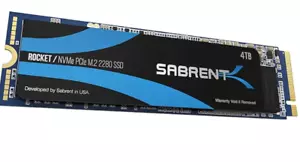 Sabrent SB-ROCKET-4TB NVMe 4.0, M.2 Internal Solid State Drive - Picture 1 of 2