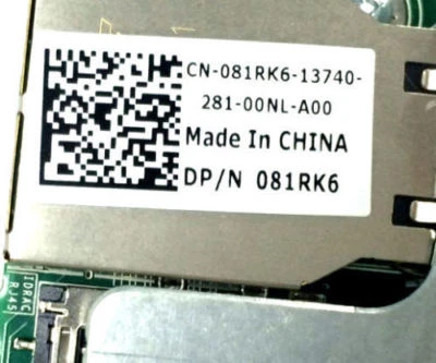 Dell R320 R420 R520 T320 T420 Remote Access iDRAC7 Enterprise WD6D2 0WD6D2 - Image 1 of 3