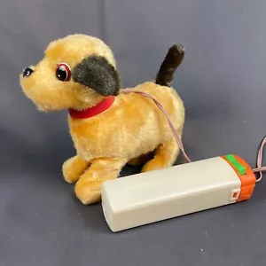 Iwaya RVT Vintage Toy Pup Barking Walking Yellow Puppy Dog WORKS! - Picture 1 of 17