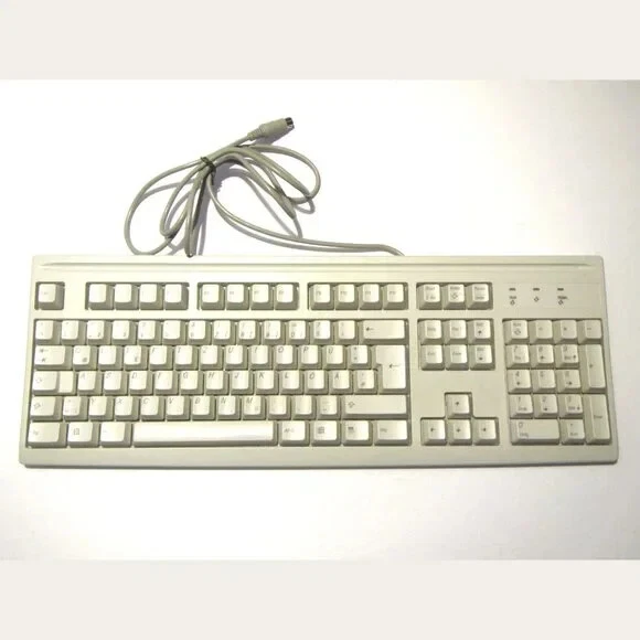Vintage German Mitsumi KFK-EA5SA PS/2 Wired Computer Keyboard QWERTZ - Image 1 of 4