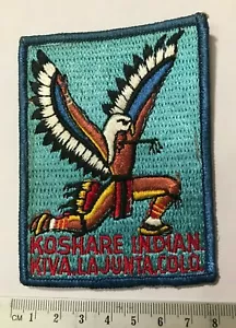Koshare Indianer Kiva La Junta Colorado Vintage bestickt Patch Stoff Rückseite - Bild 1 von 2