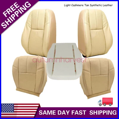 Cubierta de asiento delantero con cojín de espuma para conductor bronceado para Chevy Suburban 2500 2007-2014 Foto 1 de 4