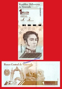 VENEZUELA 1000000 1 Millon Bolivares 2020 Wide security tread Pick NEW SC / UNC - Imagen 1 de 1