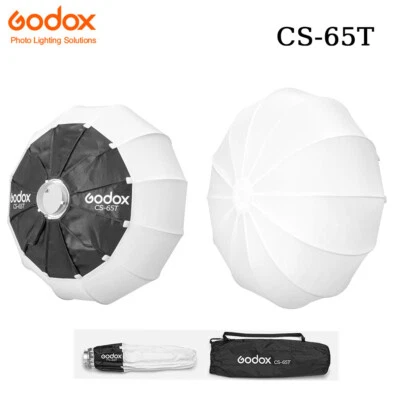 Caja blanda de linterna plegable flash Godox CS-65T 25,6"" EE. UU. para luz de estudio Bowens Foto 1 de 4