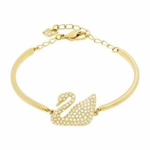 Neu im Karton Swarovski Armreif Armband Gold Schwan 5083133 - Bild 1 von 2