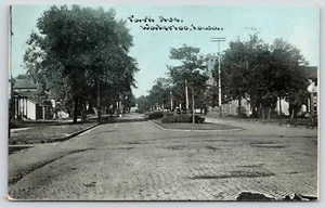 Waterloo Iowa~Brick Park Avenue Boulevard~Stone Church Bldg~c1910 CU Williams PC - Picture 1 of 2