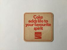 1970’s coaster - Coca Cola  and Bacardi Rum - Dear Barmaid…….