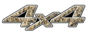 4x4 Decals Truck Side Camo Vinyl Graphics -Tall Grass Duck Camo -2 pack KA011NO4 - Foto 1 di 2