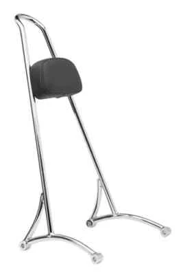 Barra Sissy Burly de acero cromado de 20 pulgadas con almohadilla para Sportster 883 04-08 Foto 1 de 4