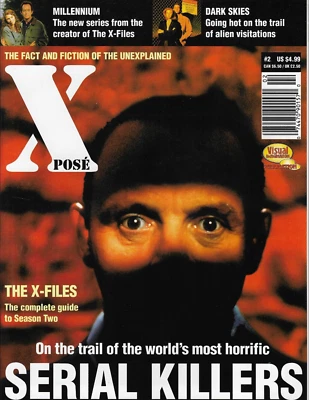 Xpose Magazine Sep 1996 Anthony  Hopkins Silence of the Lambs X-Files Dark Skies - Image 1 of 2