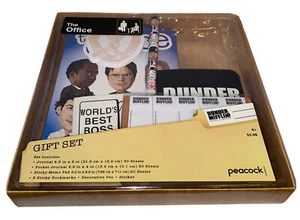 *THE OFFICE*Dunder Mifflin Inc Gift SET*Journals*Pen*Memo Pad*Bookmarks*NEW* - Picture 1 of 3