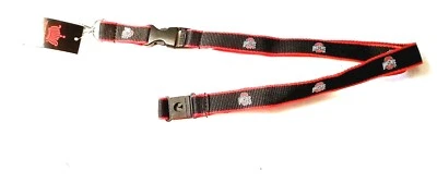 Ohio State Buckeyes ID Lanyard Keychain Ultra Slim NCAA Licensed Merch New - Image 1 of 2