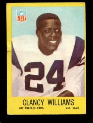 1967 PHILADELPHIA #95 CLANCY WILLIAMS FAIR (RC) LA RAMS *XB37673 - Image 1 of 2