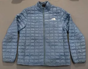 The North Face Men's Large Thermoball Eco Mallard Blue Quilted Puffer Jacket - Picture 1 of 15