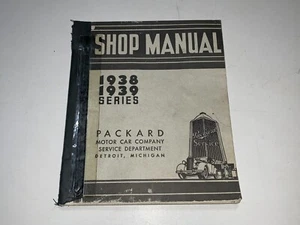 1938 & 1939 PACKARD 16TH & 17TH SERIES SHOP MANUAL - REPRINT - Picture 1 of 23