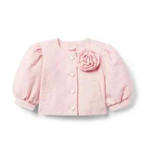 Janie and Jack The Rose Tweed Jacket Size 5-6 years - Picture 1 of 13