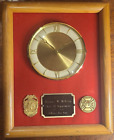 Bellerose Fire Department Chief of Department Award Plaque w/Clock - Nassau NYS