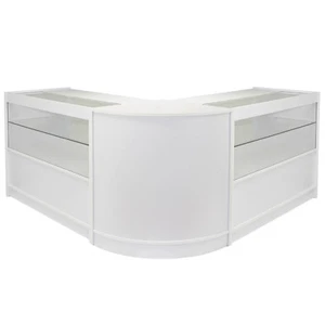 Verkaufstheke Ladentheke Tresen Verkaufstisch Kassen Empfang Rezeption Büromöbel - Bild 1 von 7