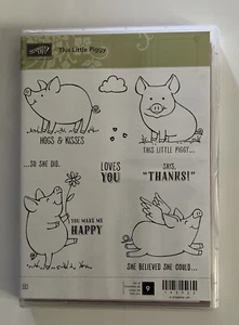 STAMPIN’ UP! • THIS LITTLE PIGGY • Retired 9 STAMP SET - Picture 1 of 3