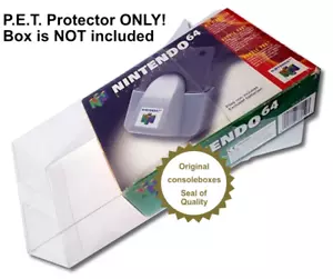 P.E.T. Plastic Box Protector / Display Case for Nintendo 64 N64 Rumble Pak Box - Picture 1 of 3