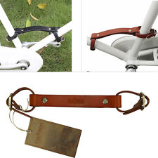 TOURBON Leather Bike Handle Lifter Portaging Tube Strap Carry up Stairs 2 Colors