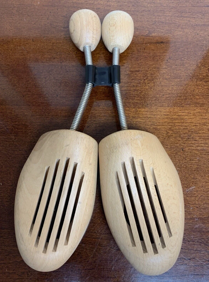 Árbol guardián forma zapato madera madera pedag vintage con resorte talla 38 39 Foto 1 de 3