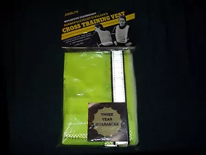 Jogalite Men's Reflective Vest Yellow Mesh White Stripe Running Reflexite - Picture 1 of 4
