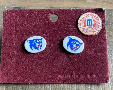 Vintage Kentucky Wildcats Earrings University Of Kentucky Officially Licensed Cover
