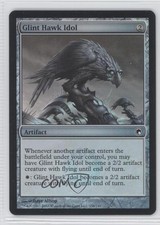 2010 Magic: The Gathering - Scars of Mirrodin Foil Glint Hawk Idol #156 0b5