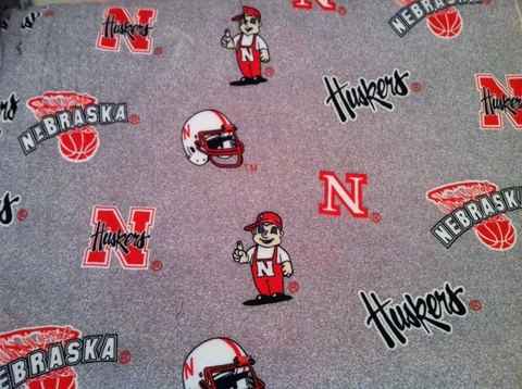 NCAA Nebraska Cornhuskers Small Blanket Handmade Cover