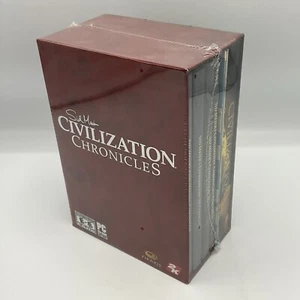 Sid Meier's Civilization Chronicles (PC, 2006) NTSC Sealed NEW Complete Box Set - Picture 1 of 7