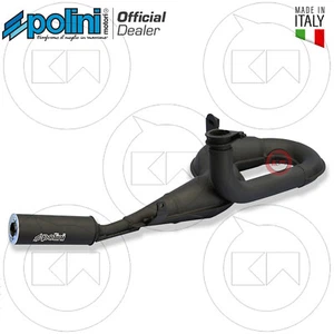 Pot D'Échappement POLINI VESPA Px 125 150 LML Star 2T 200.2019/S - Photo 1/3