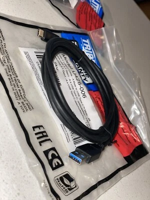 Tripp-Lite 6ft USB 3.1 A Male to USB Type-C Male 5Gbps (U428-006) - Image 1 of 2