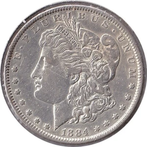 1884 1 $ Morgan in AU, ***KOSTENLOSER VERSAND*** - Bild 1 von 2