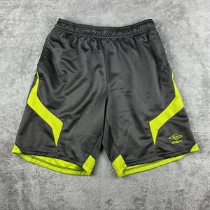 Pantalones Cortos Umbro Para Hombre Grandes Gris y Verde Cordón Atlético - Imagen 1 de 7