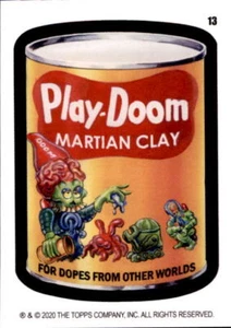 2020 Mars Attacks Wacky Packages Series 4 Coupon Backs #13 Play Doom - NM - Picture 1 of 2