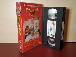 Brassed Off - Pete Postlethwaite - Ewan McGregor - PAL VHS Video Tape - Picture 1 of 1
