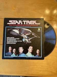 STAR TREK 1979 1109 Peter Pan 6 Incredible Action Adventures LP Vinyl Album - Picture 1 of 12
