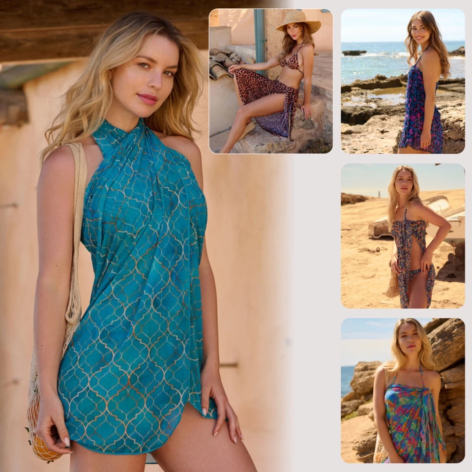 Kiniki Tan Through Sonnendurchlässige Strandsarong Damen Bademode Accessoire - Bild 1 von 1