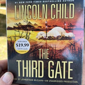NEW SEALED LINCOLN CHILD THE THIRD GATE UNABRIDGED READ BY JOHNATHAN McCLAIN - Picture 1 of 2