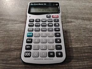Calculated Industries Real Estate Master IIIx Calculator with Cover 2010 CI Inc. - Picture 1 of 10