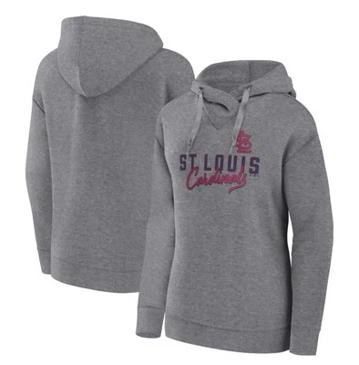 Mujer Fanatics Gris Jaspeado Cardenales de San Luis Script Ligero Nuevo con Etiquetas S  Foto 1 de 4