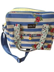 Matilda Jane Wickeltasche rosa Blumen Streifen gepunktet Schultertasche Babytasche - Bild 1 von 7